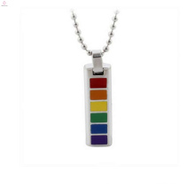 New design fashion jewelry stainless steel infinity necklace rainbow necklace
